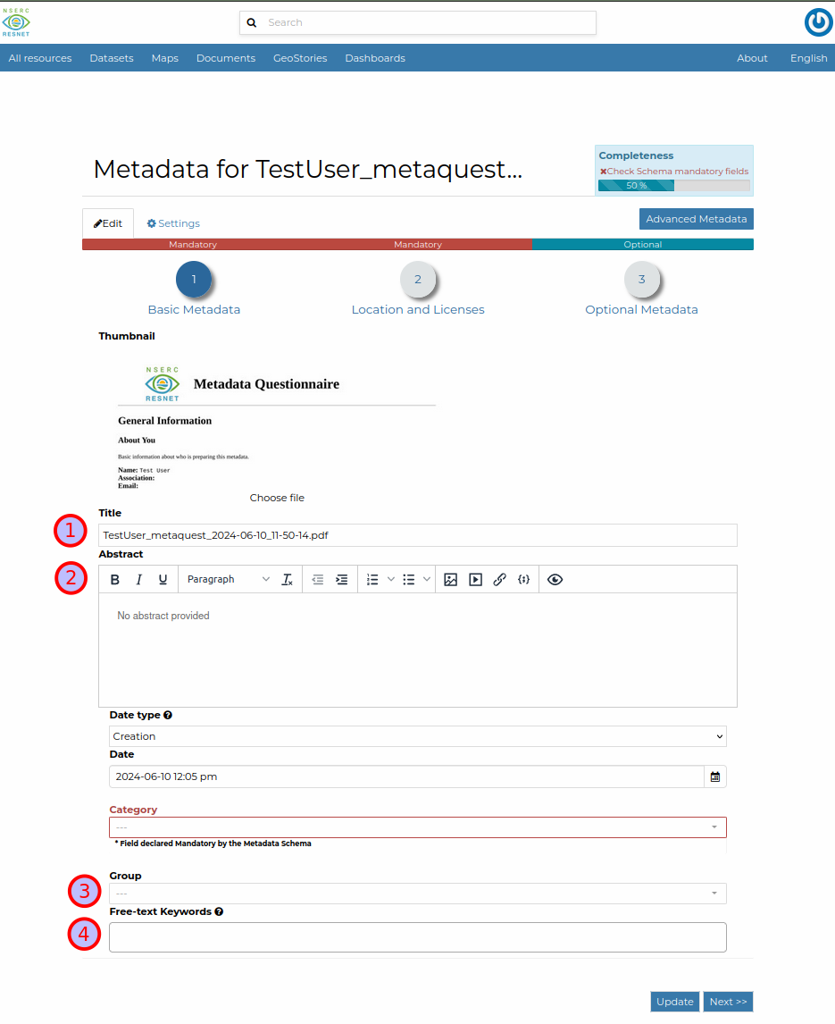 Document metadata part 1